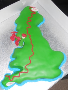 UK 'JOGLE' celebration cake